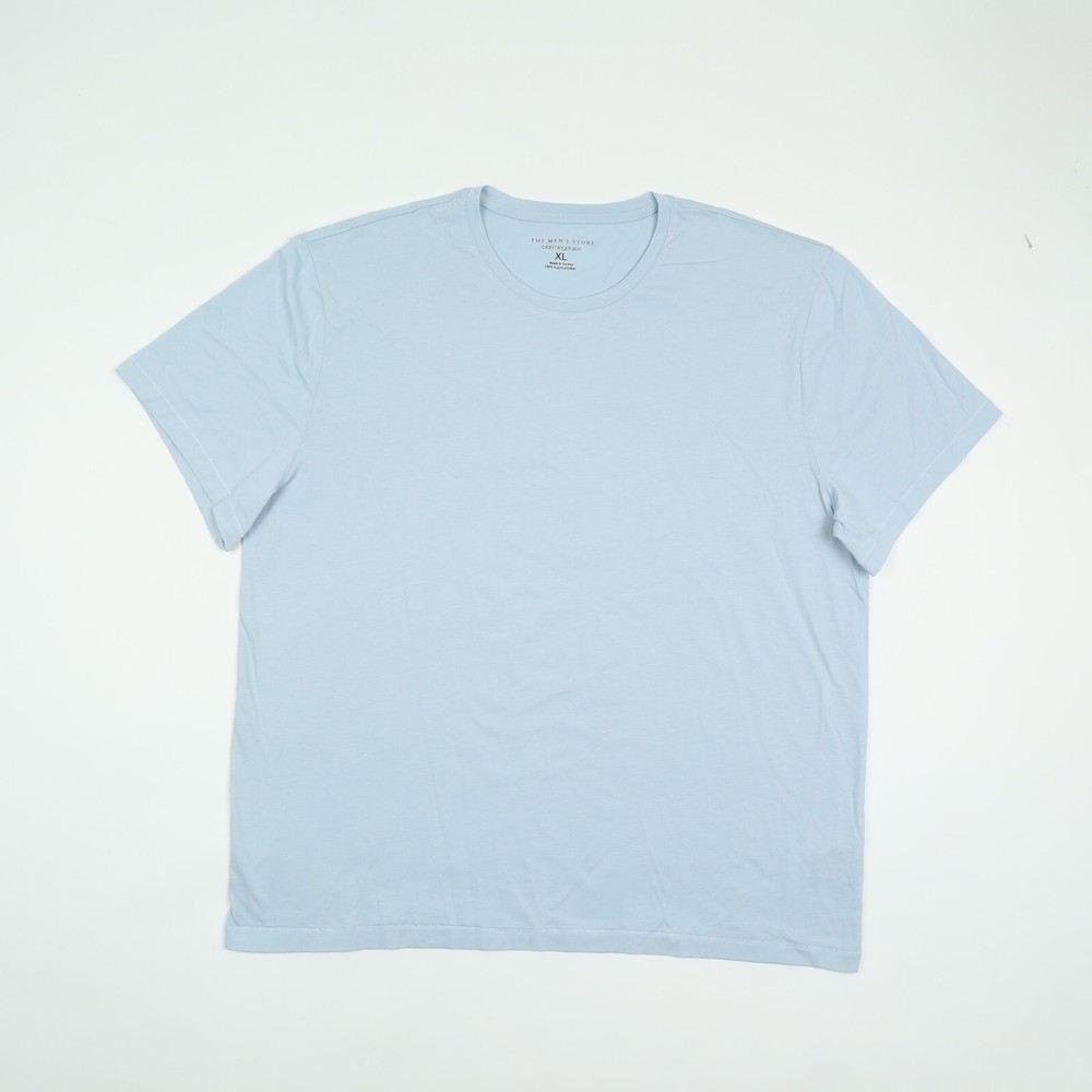 The Men’s Store Pima Cotton Solid T-Shirt Celestial Size XL 3418
