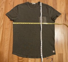 Marine Layer Vintage Heavy Slub Pocket T Shirt Mens Medium Green Cotton Casual