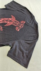 Hooked Soul Fishing Brand T-Shirt Dark Gray Hammerhead Shark Graphic Size Small
