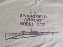 1903 Springfield Silk Screened Olive Drab T Shirt $19.99 and up FREE SHIPPING