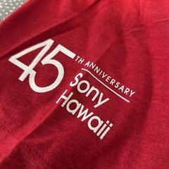 Vintage Sony Hawaii 45th Anniversary T Shirt M Bravia American Apparel Red Promo