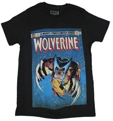 Wolverine Marvel Adult New T-Shirt – Issue 2 Limited Series Cover Issue