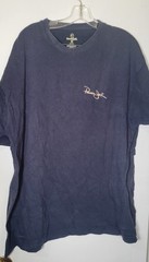 Panama Jack Adult’s Size 2XL Black Tropical Parrot Hawaiian Bird Beach T-shirt