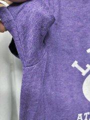 Men’s Short Sleeve Tshirt, Brand Gold Toe, Purple, Size Medium 38-40