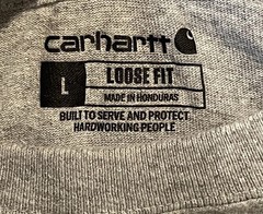 Carhartt Men’s Shirt Loose Fit Large Long Sleeve Workwear Pullover TK0231-M