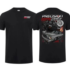 Precision Turbo & Engine Graphic T-Shirt –Street Racing Tee Featuring Turbo Cars