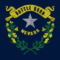 Nevada State Flag – Hometown Pride Local Souvenir Basic Cotton T-Shirt – Navy