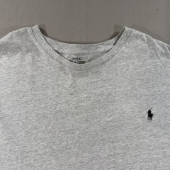 Polo Ralph Lauren Long Sleeve T Shirt Mens 2XB Big 2X Gray Crew Pony Tee