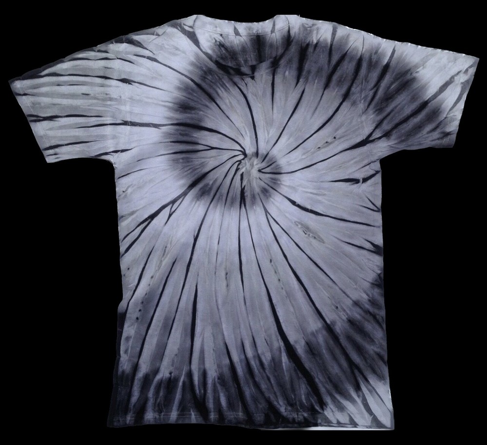 *New* 3XL & 4XL Handmade Tie Dye, Storm Cloud Spiral, Crew or V-Neck