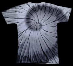 *New* 3XL & 4XL Handmade Tie Dye, Storm Cloud Spiral, Crew or V-Neck