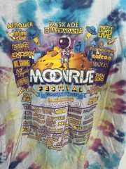 Moonrise Festival 2017 Tie-Dye Shirt 2XL Lineup Migos Kaskade Porter 2X #0278