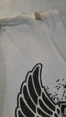 *Holes* 2 Genuine Dickies T-Shirts Mens L 42 44 Round Neck Graphic Tees