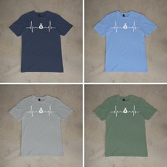 Heartbeat, EKG. ECG & Money Bag Unisex Graphic T-shirt