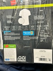 Hanes 3 Pack Tagless X-Temp T Shirts White XL Men’s Short Sleeve NEW