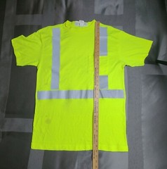 Industrial Grade Large-Tall Yellow High Vis T Shirt. Type R Class 2