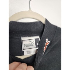 Vintage Puma Sans Amour Mock Neck Black Large Art Sports 90s School University