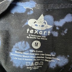TexArt Tie Dye Graphic T Shirt Men’s Medium Fantasy Crystals Potion Ouija Style