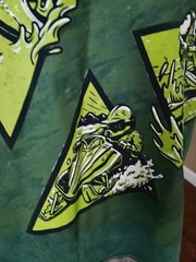 Mountain Dew Graphic Outdoorsman buck Fish Jet Ski Snow Mobile T-shirt Size L