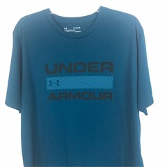 UNDER ARMOUR & MISSION Men’s Shirts Size XL Black & Teal Short Sleeves