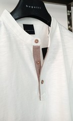 BUGATTI Men’s 8150 15021E 20 Short Sleeve Seraph Polo T-Shirt White