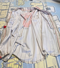 Looney Tunes Baseball Jersey Bugs Bunny Thats All Folks Logo XXL White Red Black