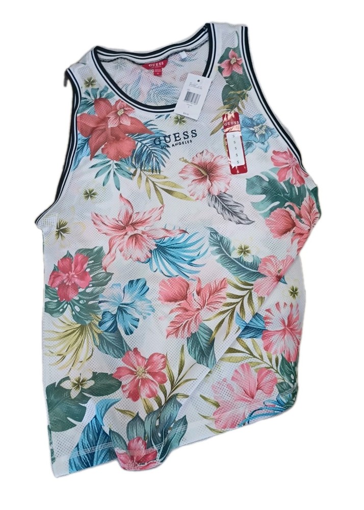 Guess Los Angeles Brand Men Tagless Tank Top T-Shirt Summer Size Small