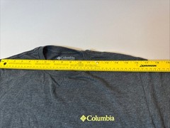 Columbia T Shirt Tee Mens M Short Sleeve Gray Casual Outdoors Nature Medium