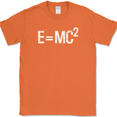 Einstein’s Theory E=MC2 T-Shirt Science Theoretical physicist Math Tee