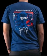 Swag The United States of Swag Tshirt Navy