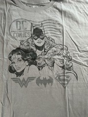 Marvel DC Comics Tee Shirts Lot Of 2. 1 Mens, 1 Womens. See Pics For Sizes