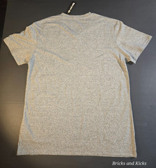 Ecko Unltd Men’s V-Neck Grey Marled Logo T-Shirt Sizes S, M, L, XL NWT