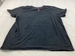 Air Jordan Shirt Mens XL Black Hare Jordan Stretch Jumpman Logo Tee