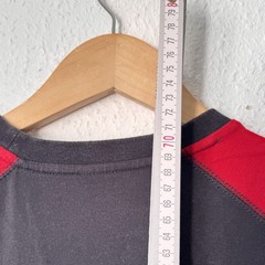 Adidas Black & Red Just Sports Graphic T-Shirt L 2449