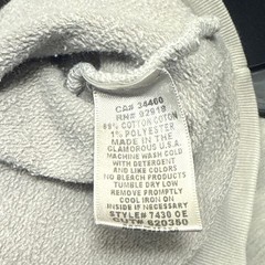 Vintage Juicy Couture Sweatshirt Gray Outlaw Etiquette Size Medium