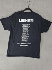 USHER LEANING TOUR T-SHIRT USHER LEANING TOUR T-SHIRT Small Adult Black