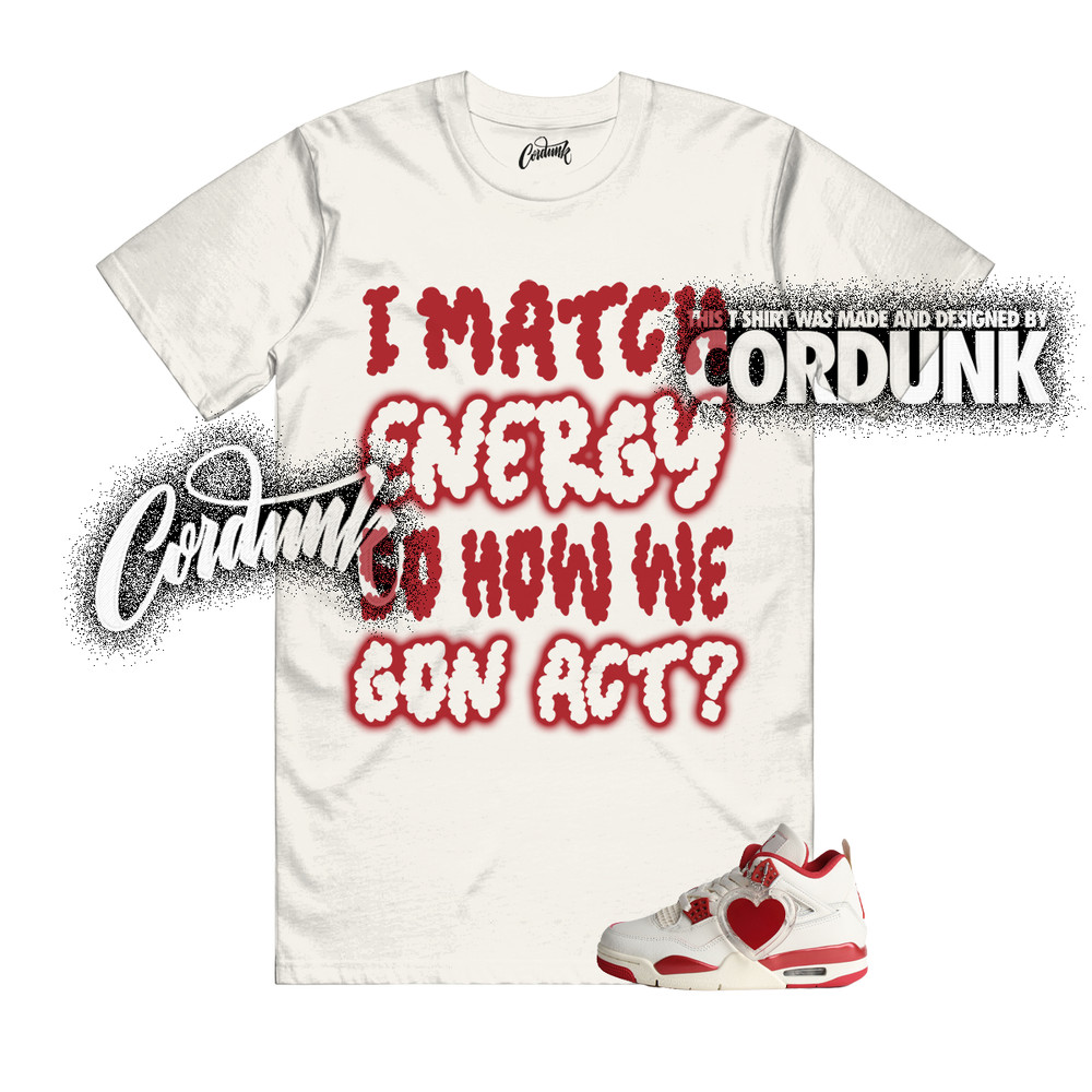 4 Valentines Day Sierra Red Pale Ivory Tough T Shirt Match MATCH