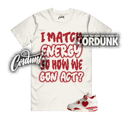 4 Valentines Day Sierra Red Pale Ivory Tough T Shirt Match MATCH