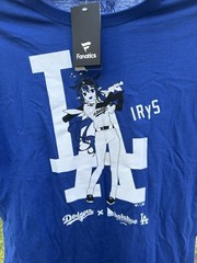 2025 Official Dodgers x Hololive T-Shirt IRyS Size X-LARGE