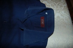 Top Collection – No. 2 men’s shirts, beige and blue, cotton, size 41 (16), used