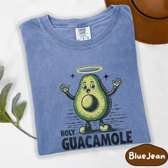 Holy Guacamole Avocado Shirt, Funny Food Pun Comfort Colors Tee, Guac Shirt