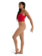 womens Opaque Tight, Caramel, 3X-4X US