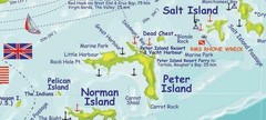 British Virgin Islands Dive Guide BVI Waterproof Map