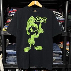 Vintage Y2K 2009 Looney Tunes Marvin The Martian Graphic T-Shirt XL