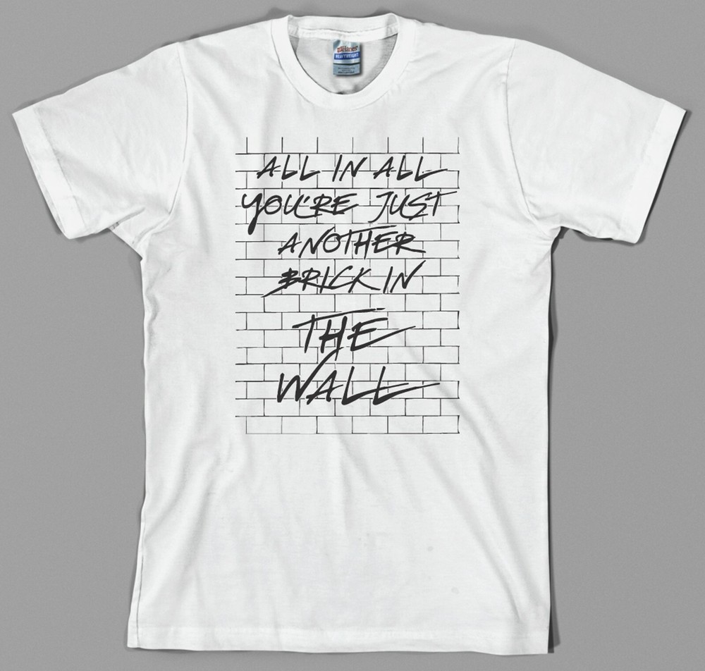 Pink Floyd inspired T Shirt Another brick in the wall roger waters david gilmour