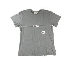 Fjallraven T-Shirt Mens XL Gray Short Sleeve Pocket Crew Neck Logo Cotton Tee