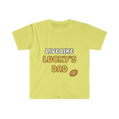 Live Like Lucky’s Dad Bluey Shirt Heeler Bandit Bingo Chilli Pat