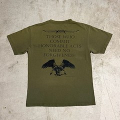 Wicked Jester Honorable Acts Olive Green Winged T-Shirt
