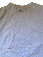 Hugo Boss Logo Emboss T shirt m Men’s new Crew Neck Short Slee White