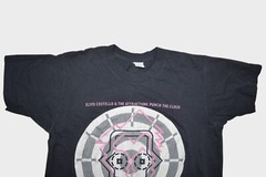 Vintage Elvis Costello Shirt Size S The Attractions Punch the Clock Tour 80s
