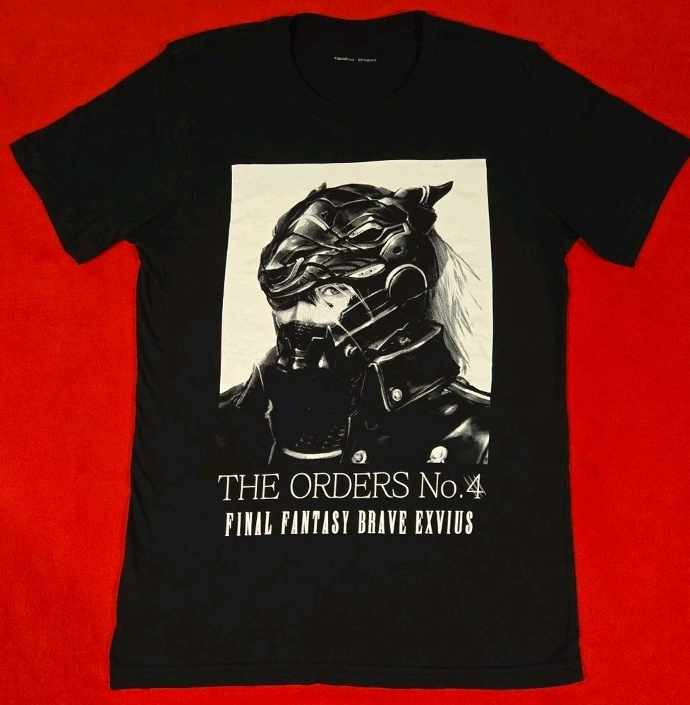 Final Fantasy Men’s Shirt Size Medium Brave Exvius The Orders No. 4 Square Enix